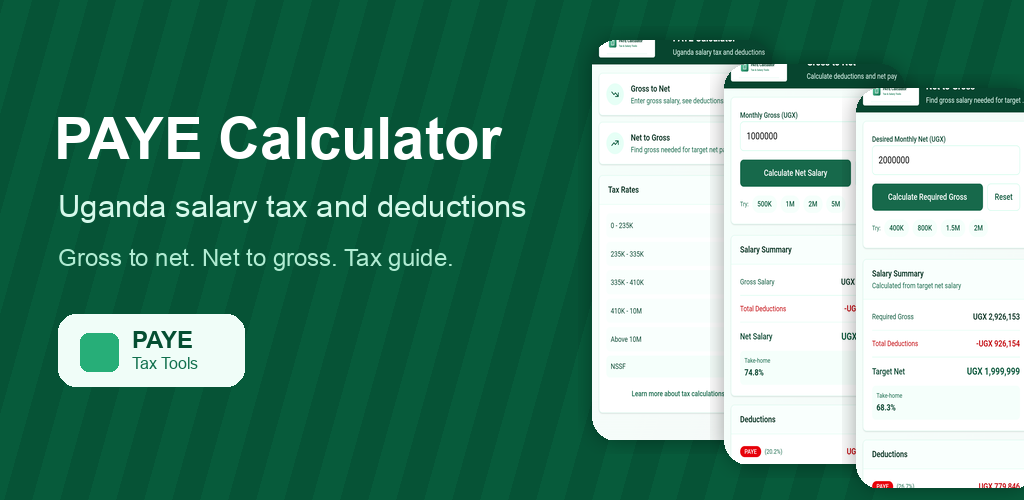 PAYE Calculator app screenshot