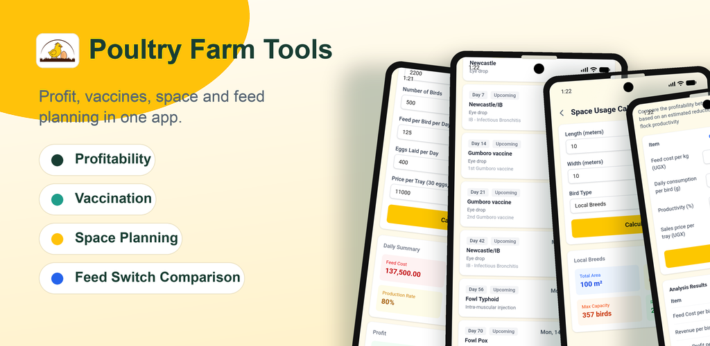 Poultech mobile app screenshot